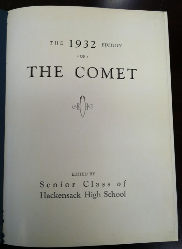 1932 HHS Yearbook pg1